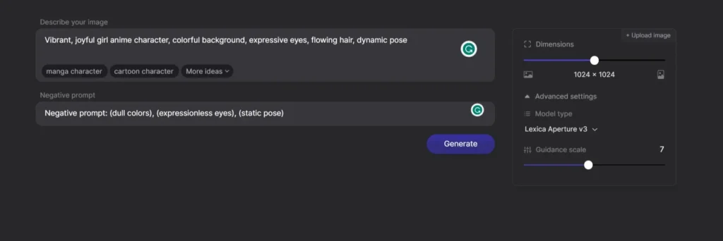 Give Your Desired Prompt and Negative Prompts
