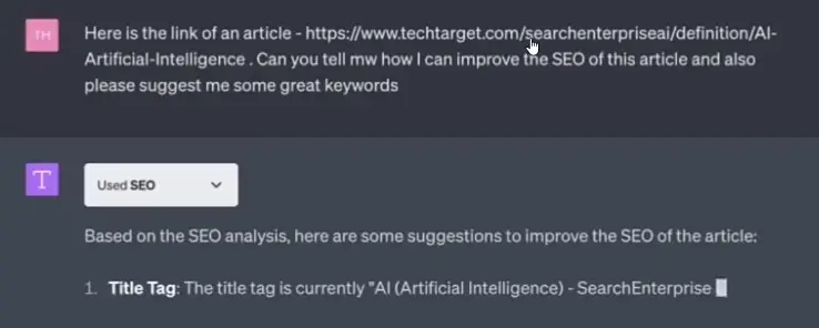 SEO Plugin Example