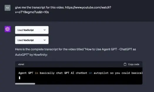 Voxscript plugin Example
