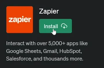 Zapier Plugin